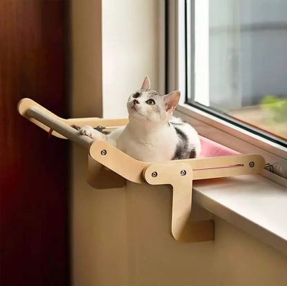 Wooden Cat Hammock - PawManias