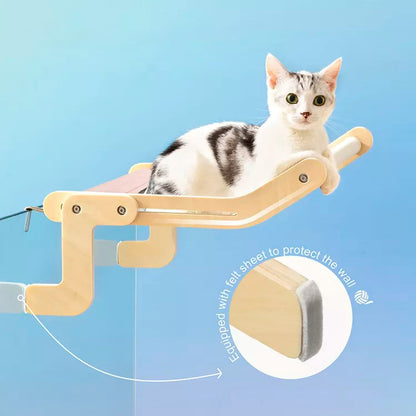 Wooden Cat Hammock - PawManias